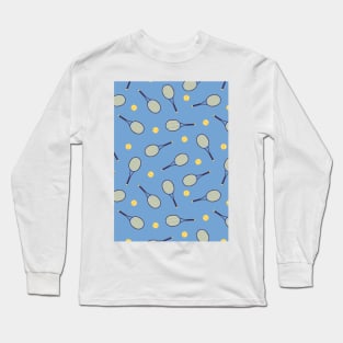 Tennis Pattern Long Sleeve T-Shirt